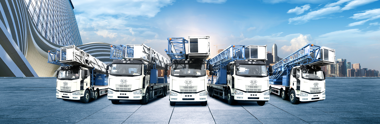 重汽霸王款4桥26米(3节平台)