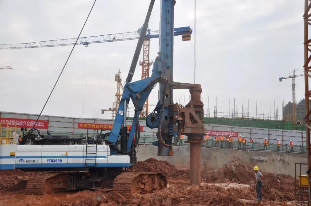 百乐博重装五项全能YTR360D旋挖钻机引爆南宁！